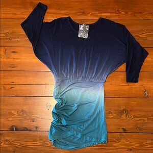 Young Fabulous & Broke - Blue Tie Dye Mini Dress - Size XS